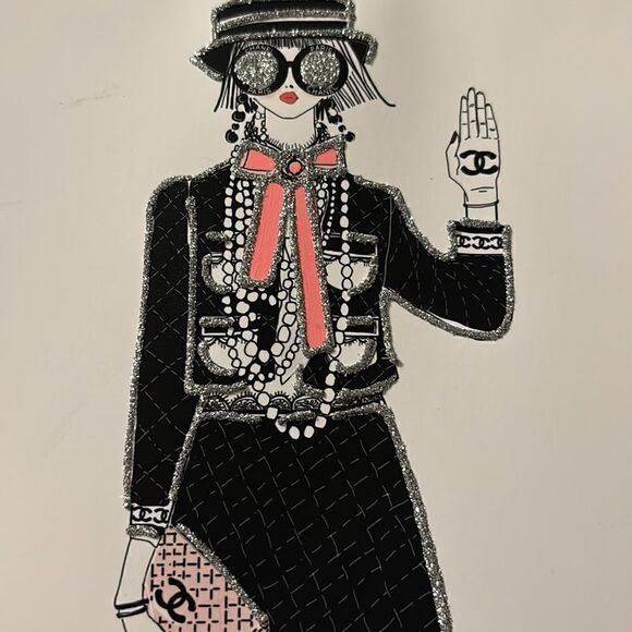 VERRIER HANDCRAFTED
New York City 11"X14" SWEAR ON MY CHANEL WHITE MAT - Picture 4 of 8